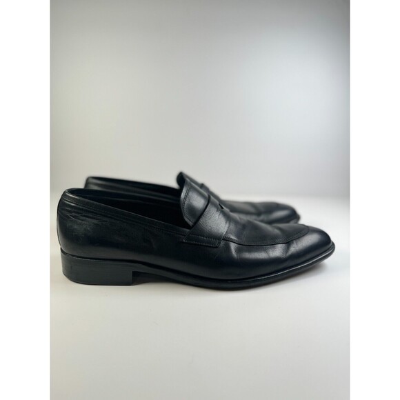To Boot New York Shoes Mens Black Leather Penny Loafer Slip On Formal Italy 10 main image 9